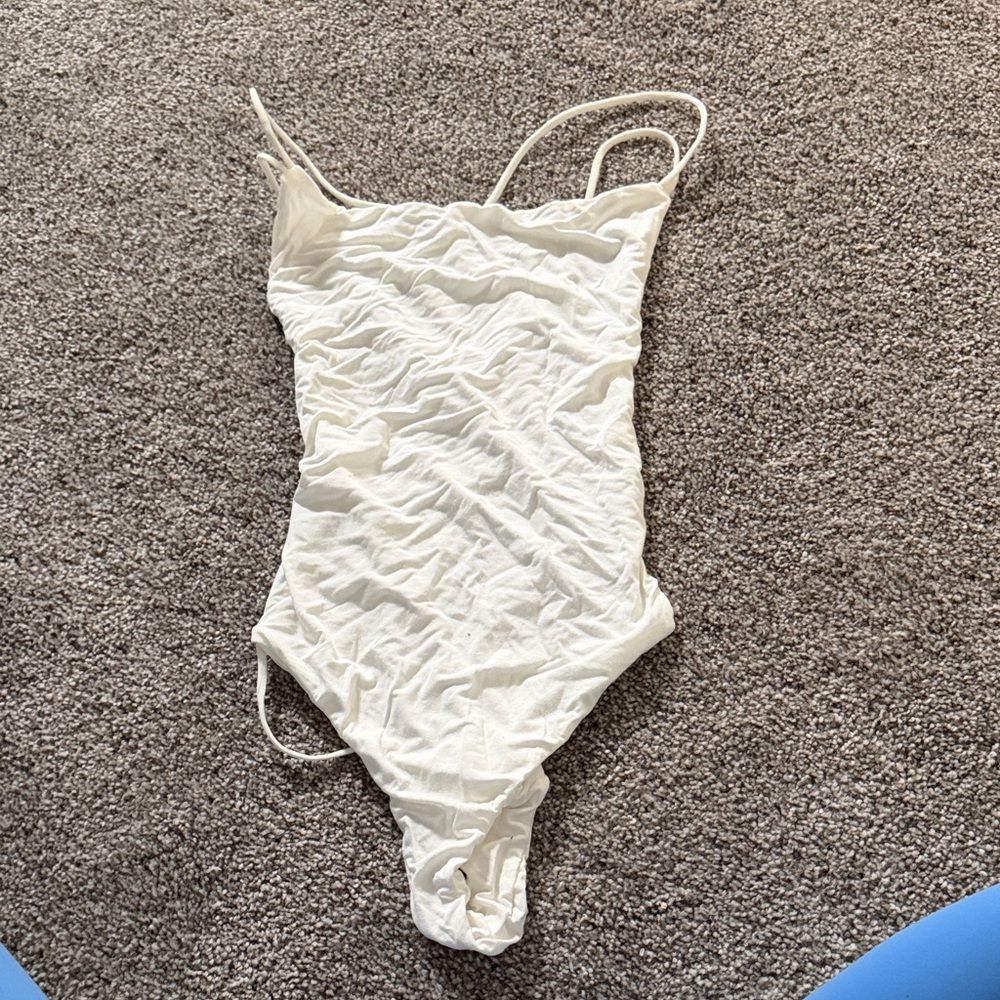 SHEIN Cream Bodysuit